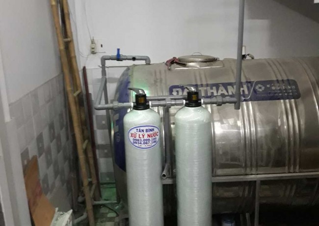 Bộ composite lọc nước máy tại Tân Bình