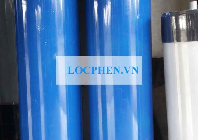 Cột lọc nước nhựa PVC 250 màu xanh