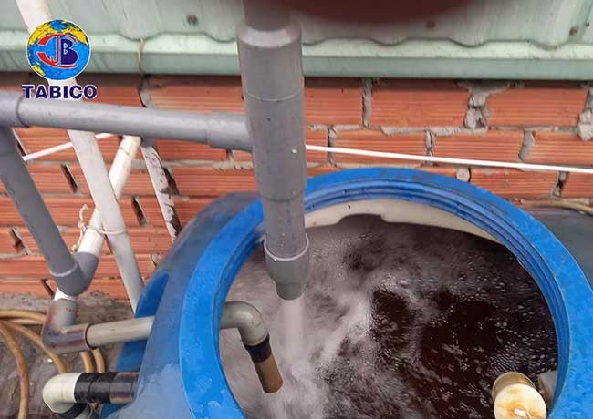 Bộ trộn khí ejector khử sắt trong nước giếng khoan