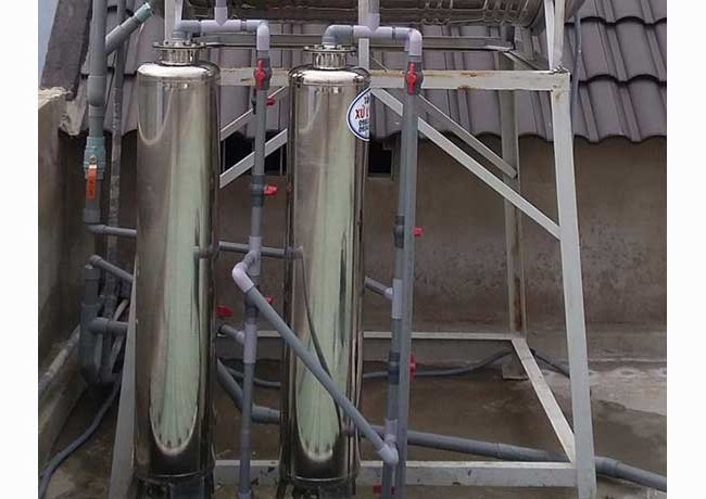 Lắp đặt bộ xử lý nước giếng khoan ở Hóc Môn