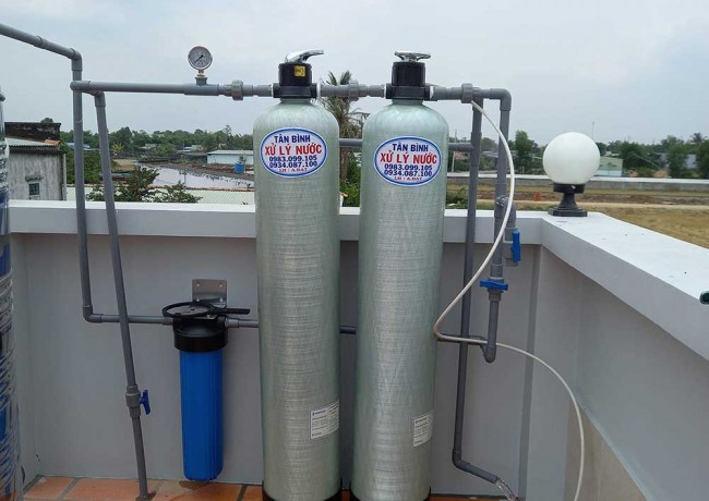 Thiết bị lọc nước máy ở Cần Đước, Long An