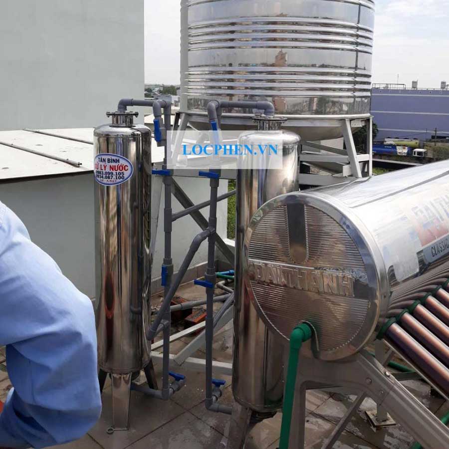 Cấu tạo bộ lọc phèn cho nguồn nước máy ở Hóc Môn