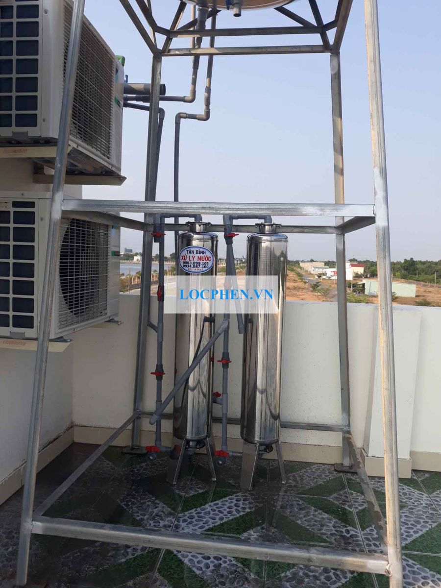 thiết bị lọc nước máy tại KCN Tân Đô, Long An