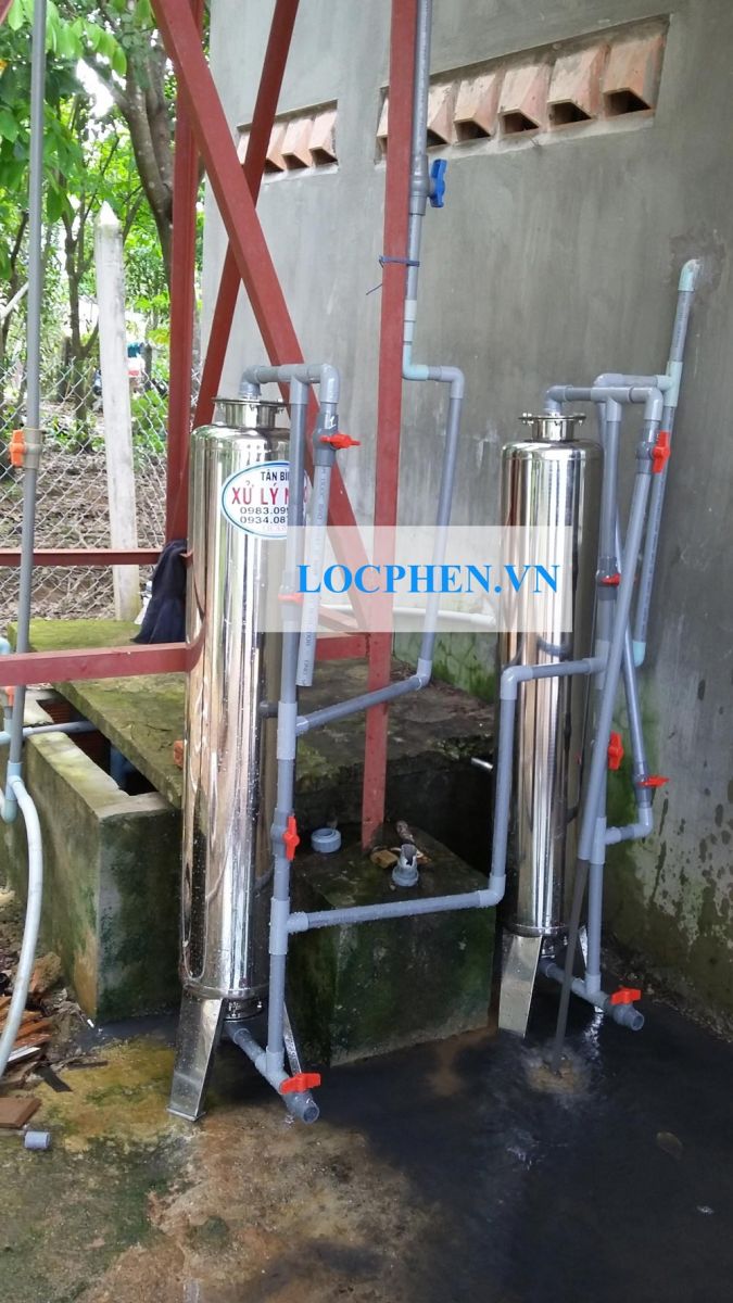 lắp bộ lọc nước giếng tại Bàu Bàng, Bình Dương