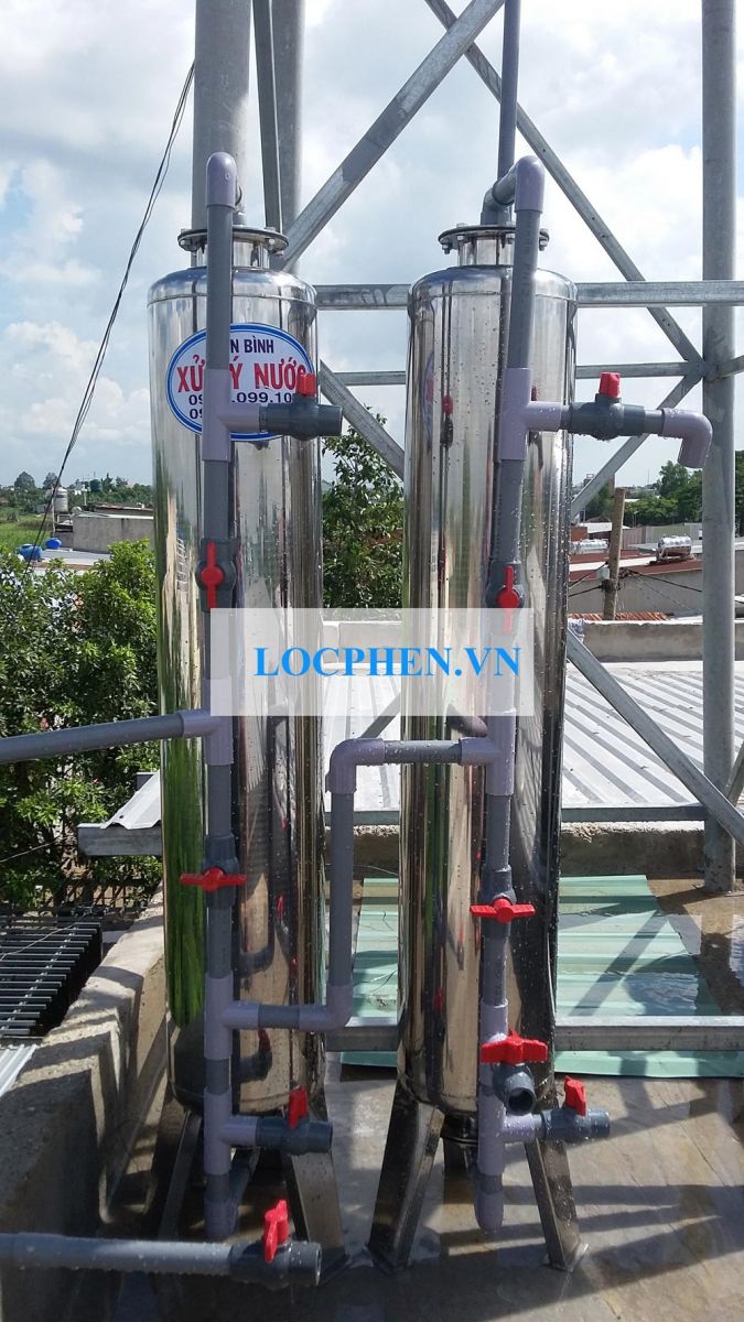 Lắp đặt bộ lọc nước giếng khoan nhiễm phèn sắt tại Vĩnh Lộc A, Bình Chánh