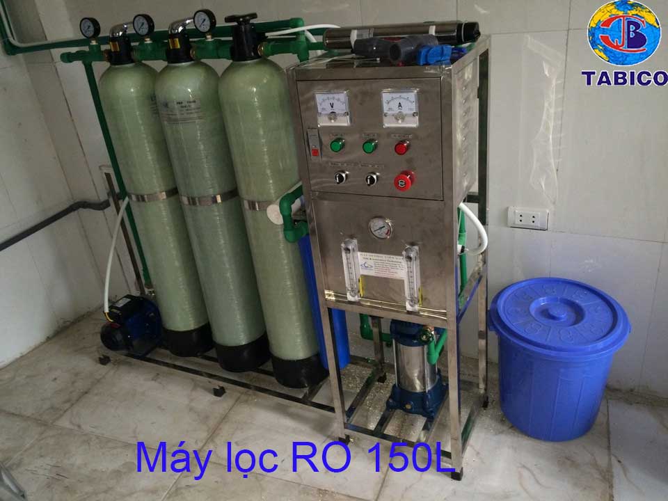 Máy lọc nước RO công nghiệp 150l/h loại máy lọc công suất lớn