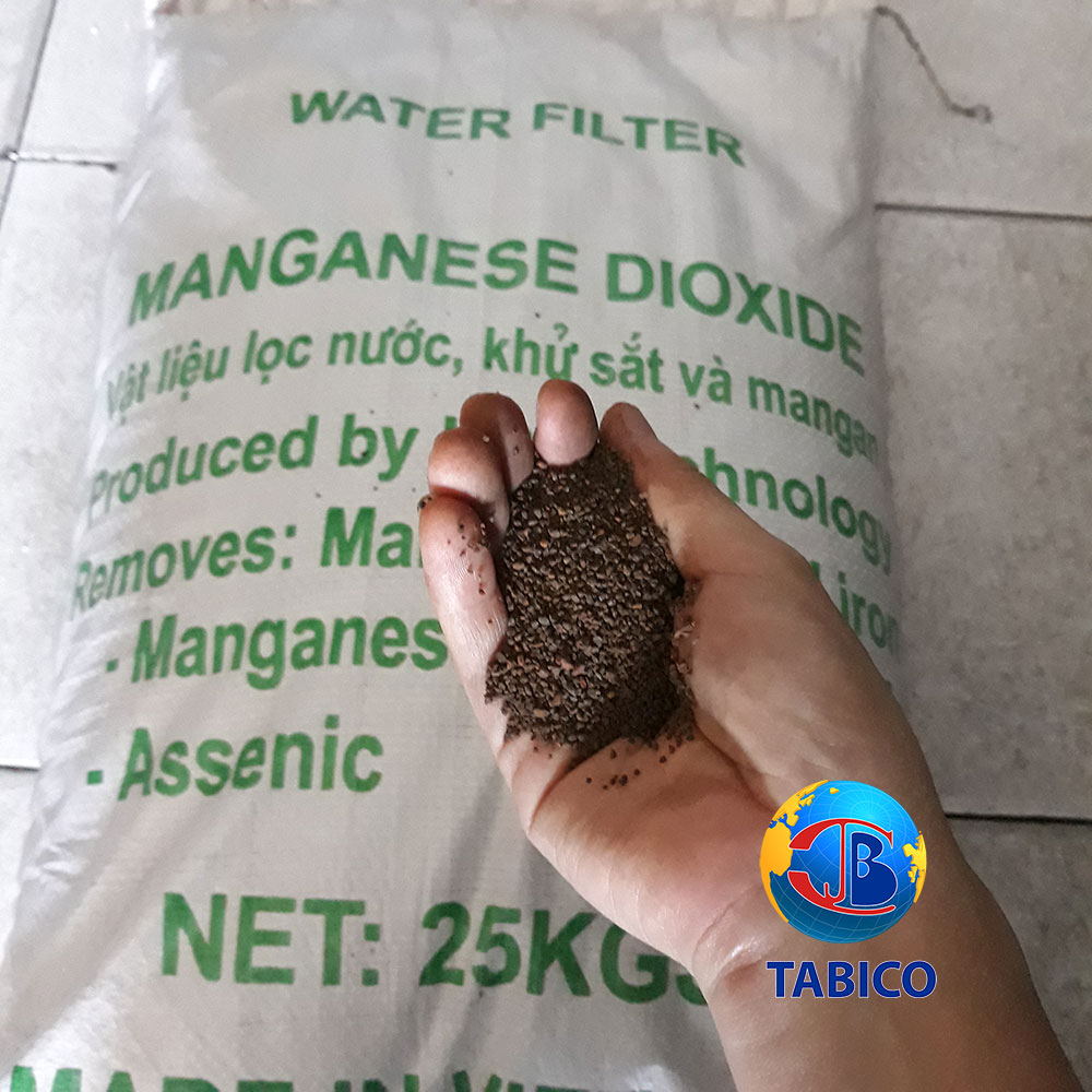 cát mangan lọc nước phèn sắt hiệu quả